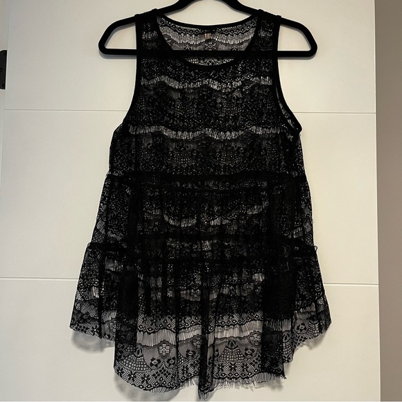 Lily White | Lace Tank Top/Coverup - Picture 7 of 14